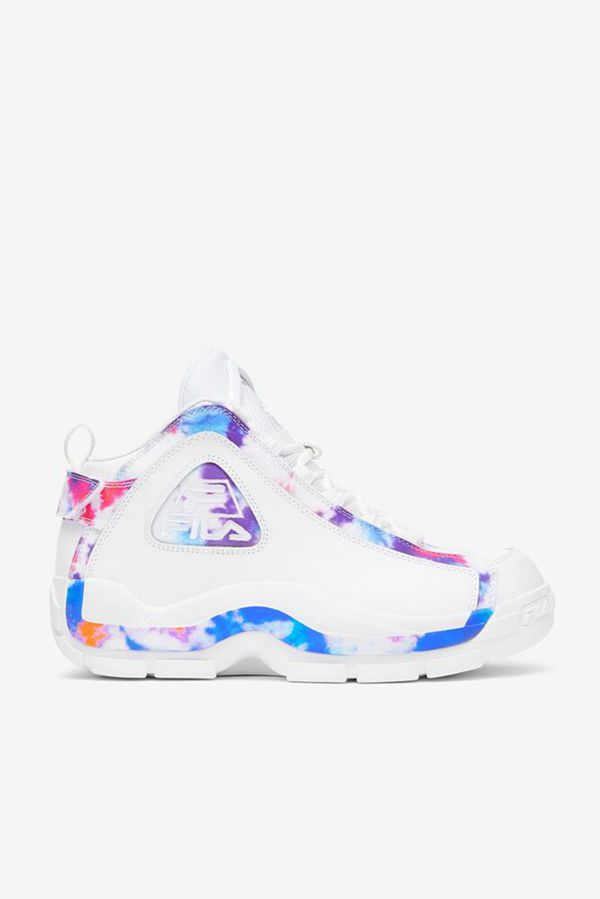 Tênis Fila Homem Branco/Branco - Fila Grant Hill 2 Tie Dye Mid En Portugal,WRTH-93054